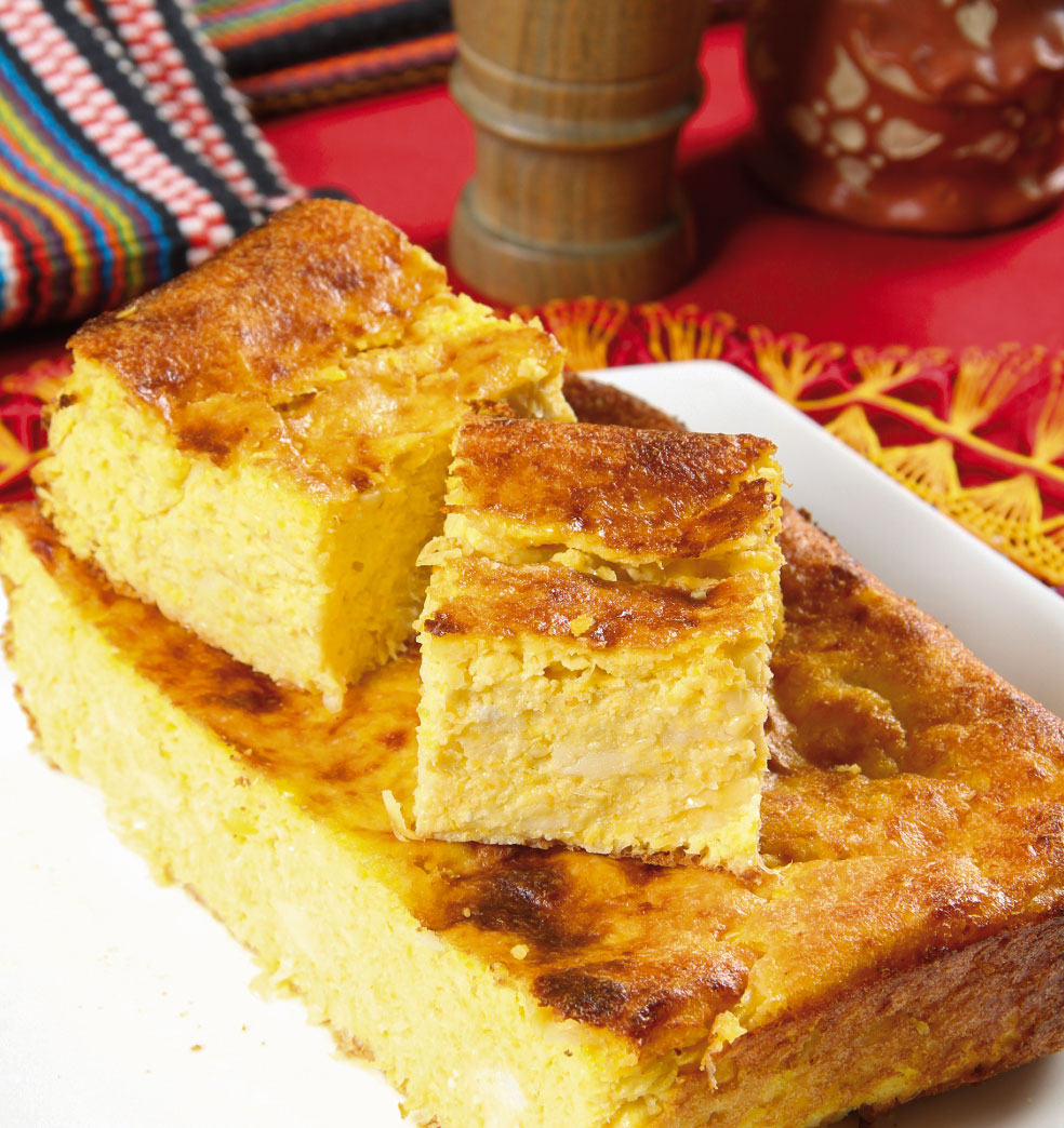 Chipa guasu tradicional