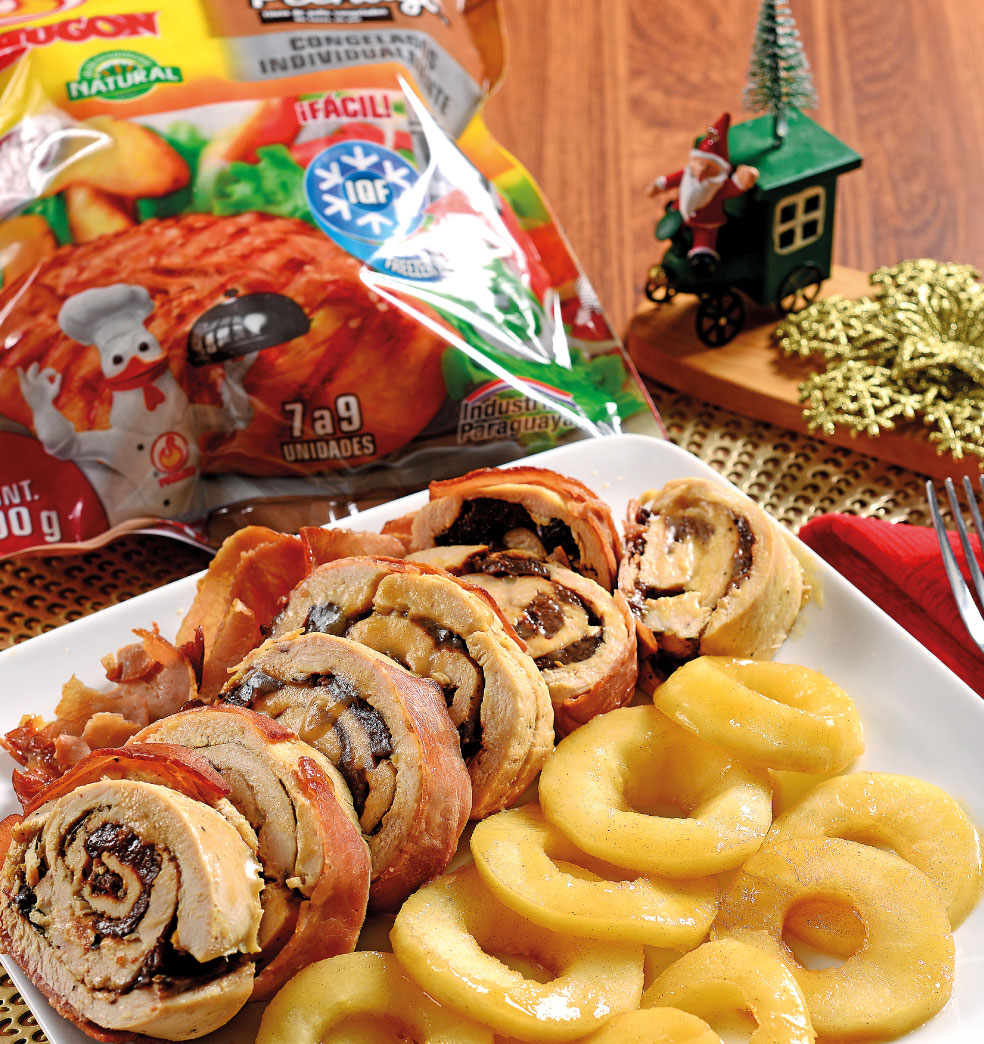 Carré de pollo a la danesa