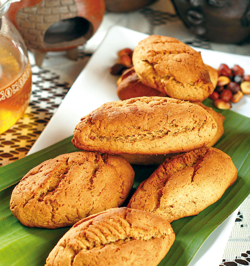 Chipa dulce de maní y miel