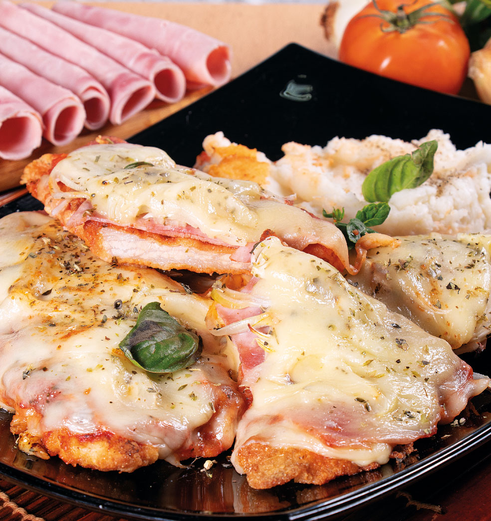 Churrascos de cerdo a la pizza