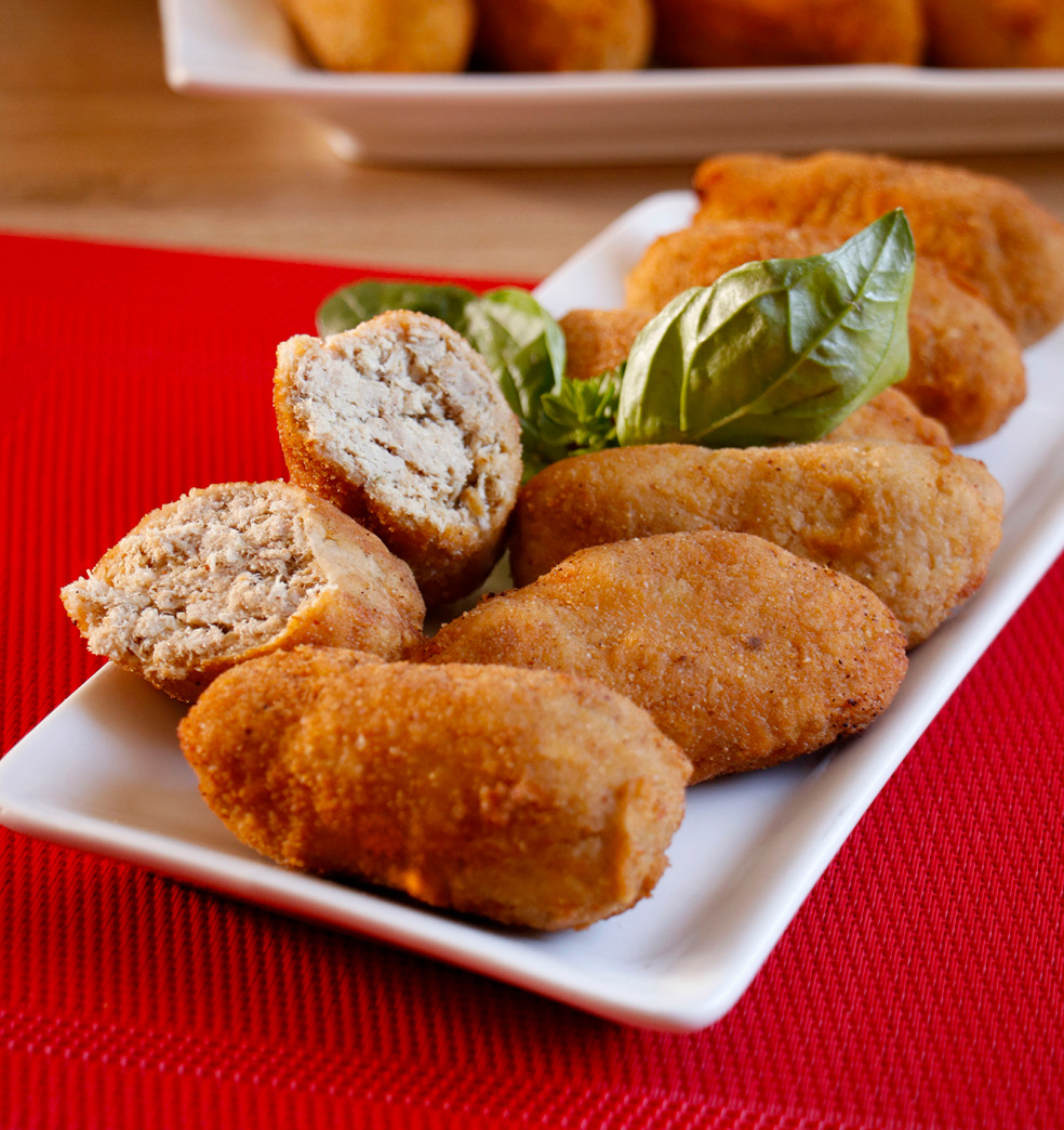 Croquetas de cerdo desmechado
