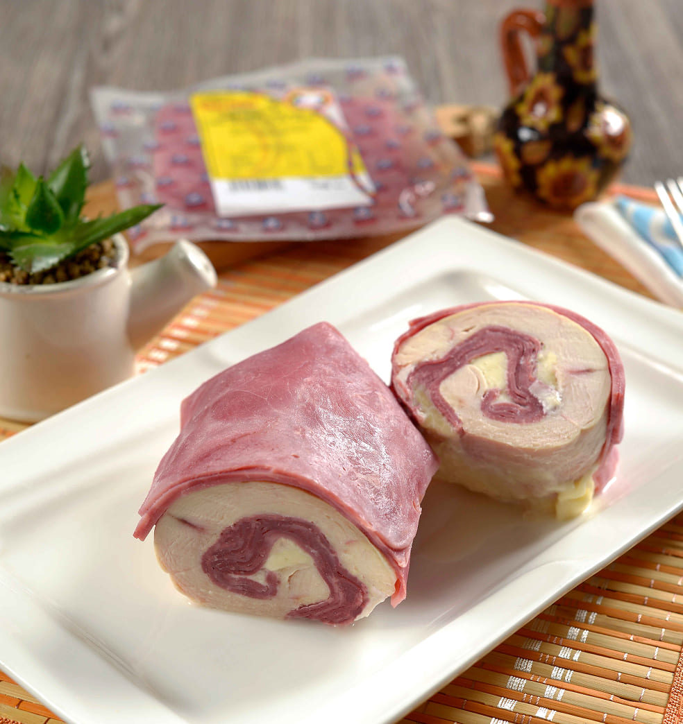 Pollo en croûte de jamón