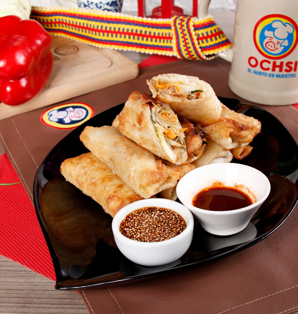 Rollitos primavera de cerdo