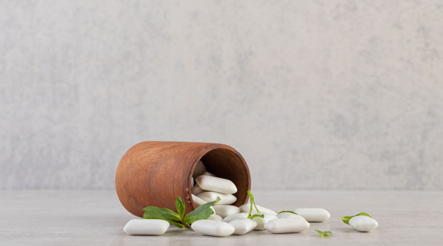 Suplementos deportivos a base de plantas y multivitamínicos