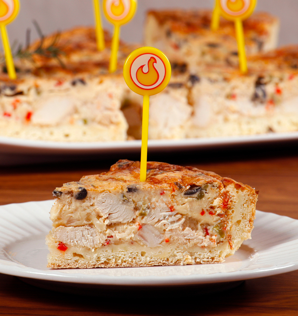 Tarta delicia de pollo